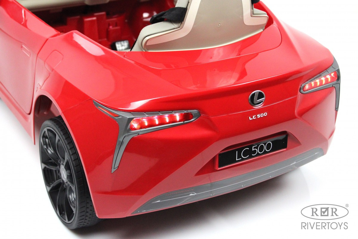 Детский электромобиль Lexus LC 500 (JE1618) красный - фото 3 - id-p215132402