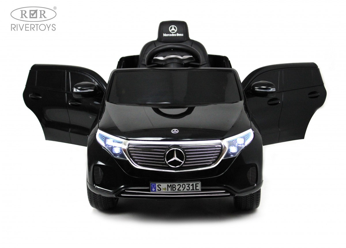 Детский электромобиль Mercedes-Benz EQC 400 (HL378) черный - фото 3 - id-p215132508