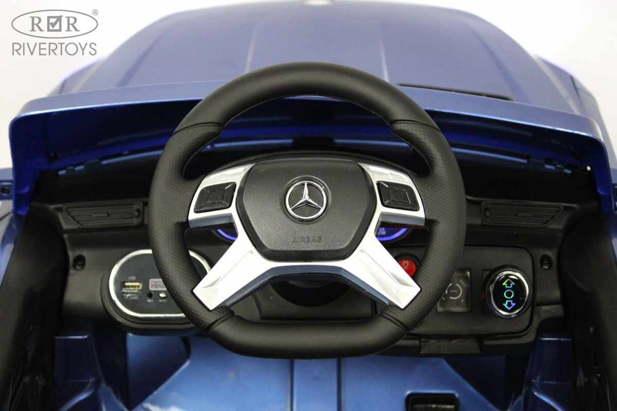 Детский электромобиль Mercedes-Benz ML350 синий глянец - фото 5 - id-p215132513