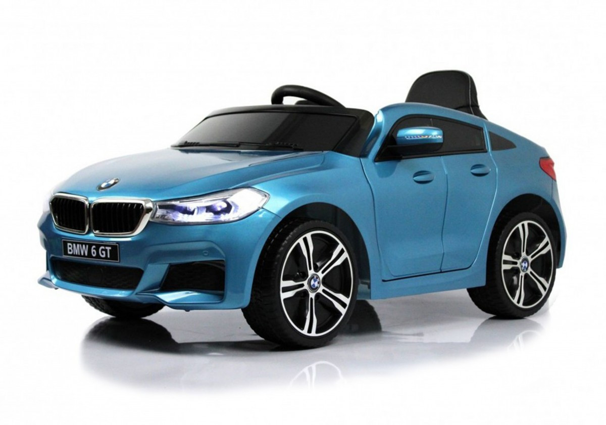 Детский электромобиль BMW6 GT (JJ2164) синий глянец - фото 1 - id-p215132557
