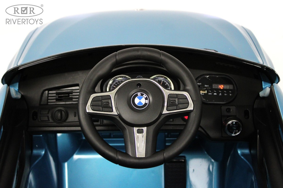 Детский электромобиль BMW6 GT (JJ2164) синий глянец - фото 4 - id-p215132557