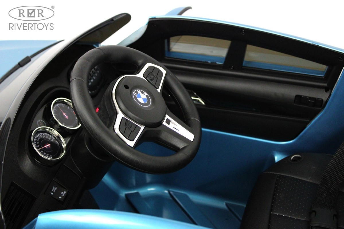 Детский электромобиль BMW6 GT (JJ2164) синий глянец - фото 6 - id-p215132557
