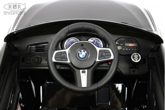 Детский электромобиль BMW6 GT (JJ2164) черный глянец - фото 5 - id-p215132562