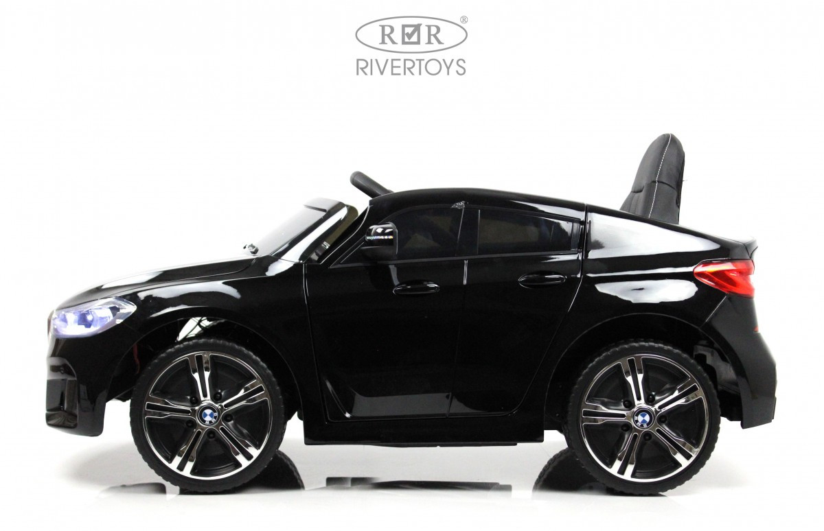 Детский электромобиль BMW6 GT (JJ2164) черный глянец - фото 7 - id-p215132562