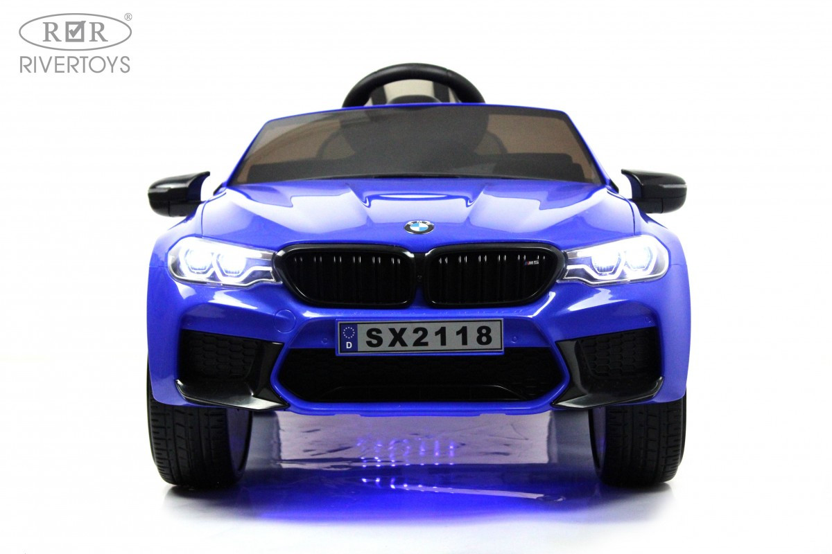 Детский электромобиль BMW M5 Competition (A555MP) синий - фото 2 - id-p215132564