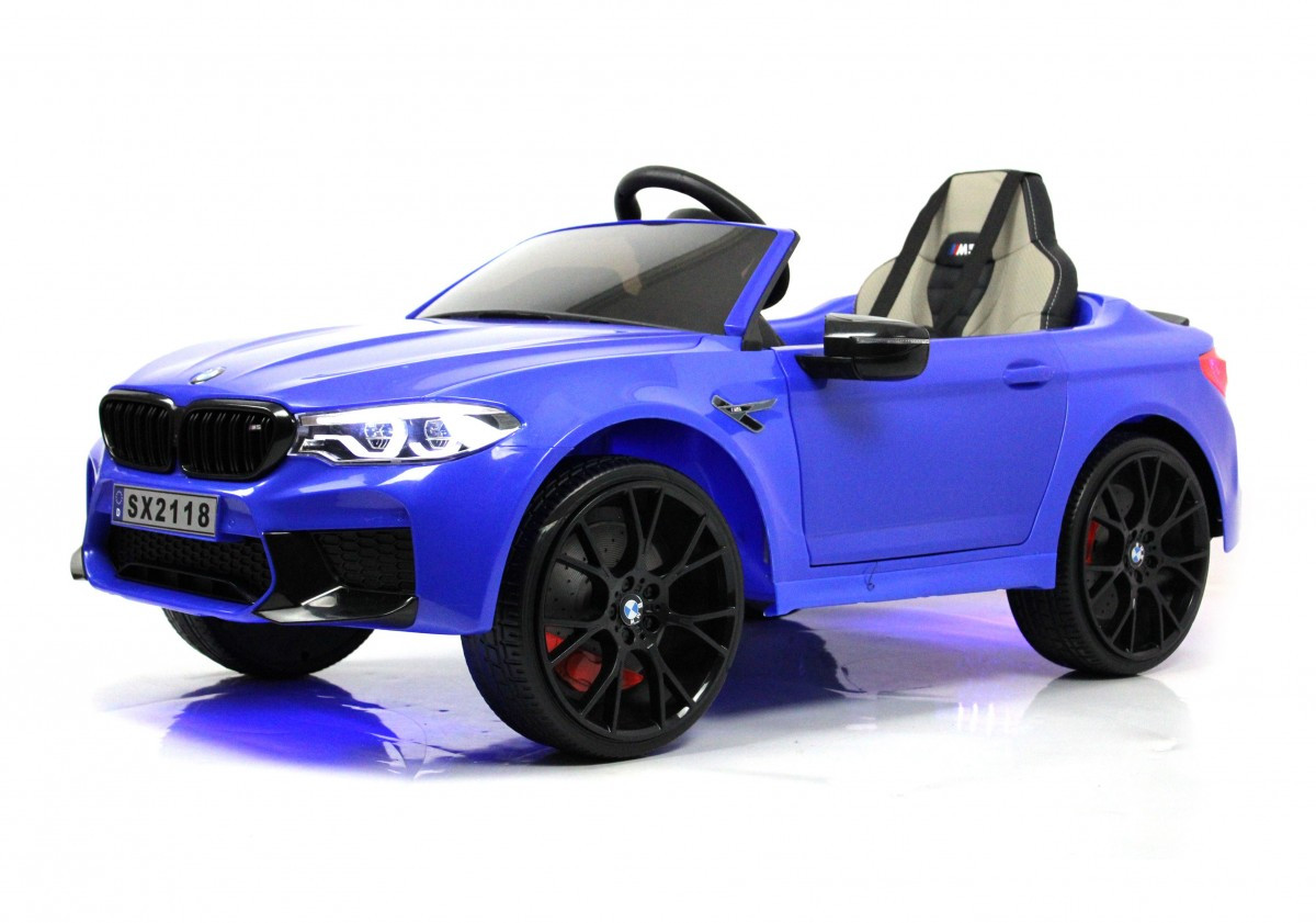 Детский электромобиль BMW M5 Competition (A555MP) синий - фото 1 - id-p215132564