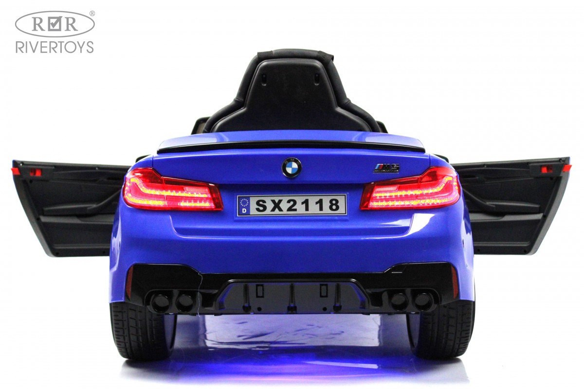 Детский электромобиль BMW M5 Competition (A555MP) синий - фото 3 - id-p215132564