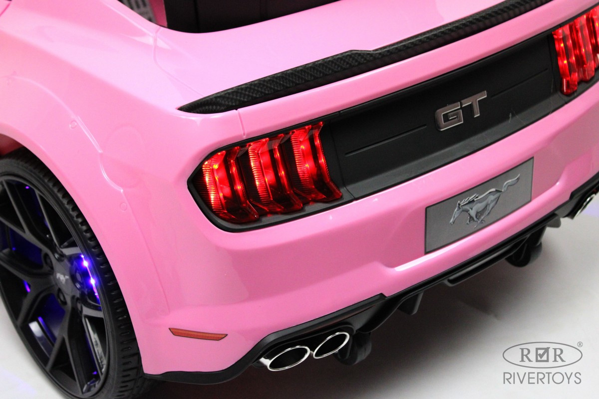 Детский электромобиль Ford Mustang GT (A222MP) розовый - фото 5 - id-p215135031