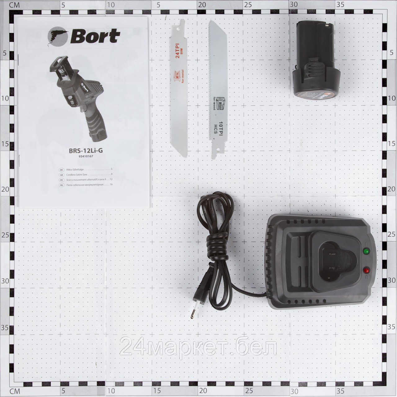 Пила сабельная аккумуляторная Bort BRS-12LI-G 93410167 - фото 9 - id-p215135181