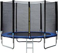 BEBON SPORT 08342F2YL БАТУТ с внешней сеткой складными стойками и лестницей 8FT (244 см) BEBON SPORT