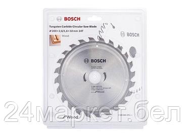 BOSCH Китай Диск пильный 200х32 мм 24 зуб. по дереву ECO WOOD BOSCH (твердоспл. зуб)