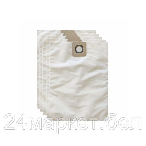 Мешки для пылесоса MVB-0160 (синтетические,не боятся мокрой пыли, 5 шт в упак., 60 л.), фото 2