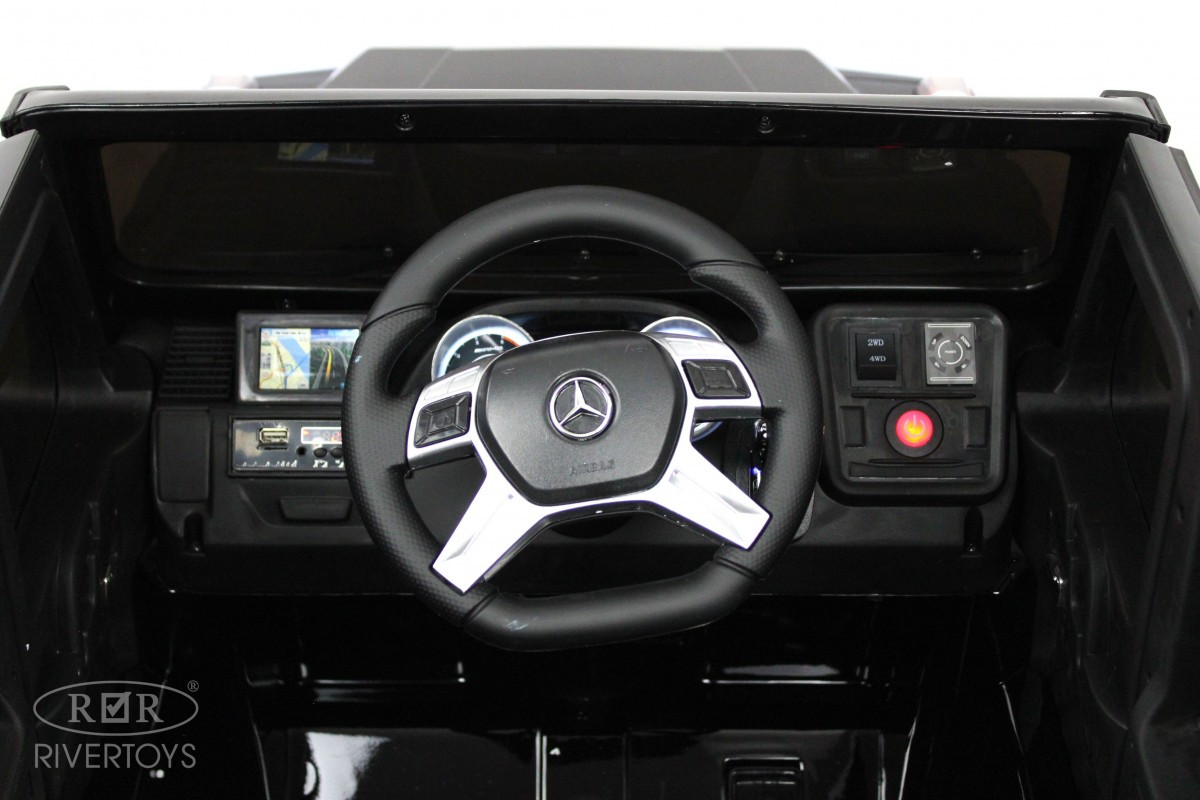 Детский электромобиль Мercedes-Benz AMG G65 4WD черный глянец - фото 5 - id-p215135804