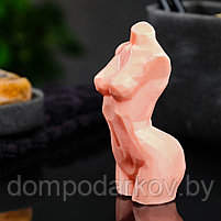 Фигурное мыло "Торс женский хрусталь" телесное, 115г, фото 2