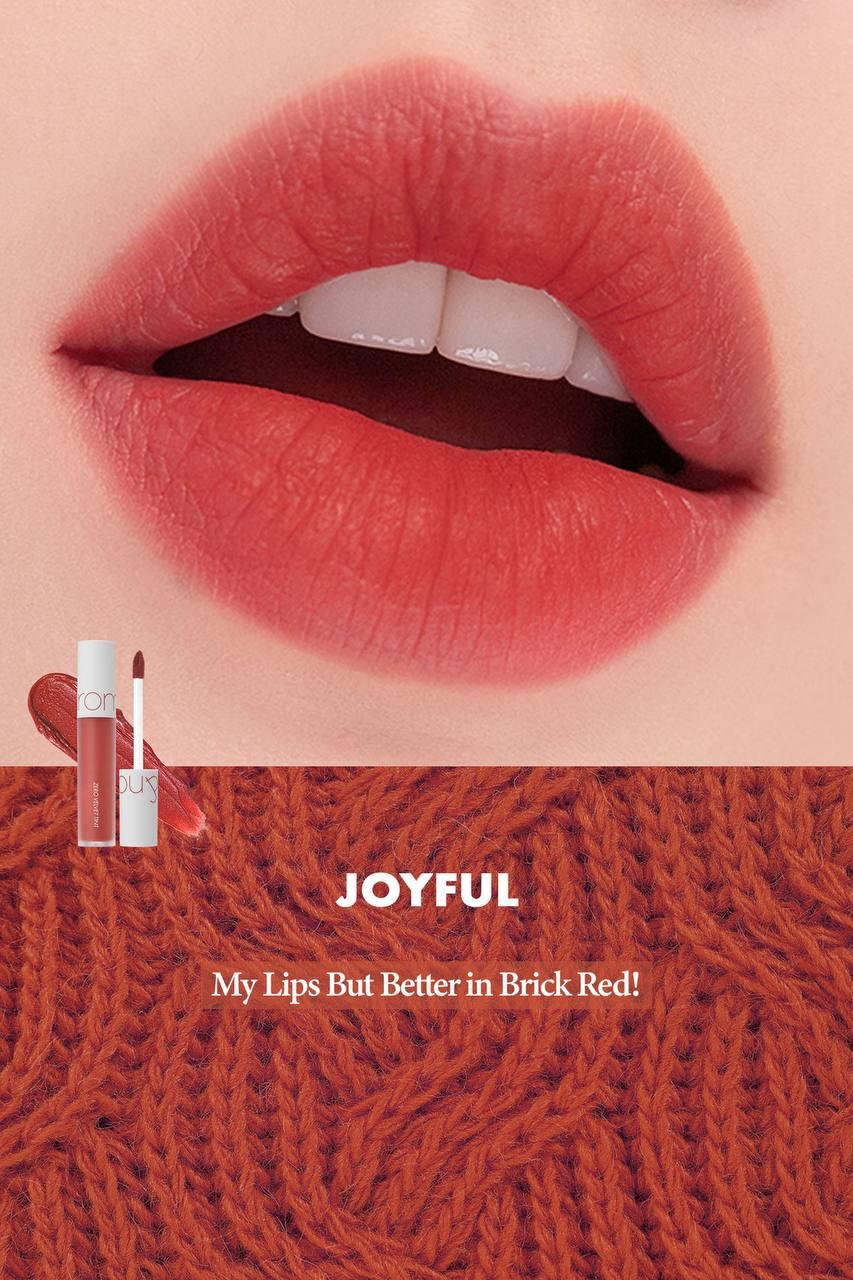 Матовый тинт для губ ROM&ND Zero Velvet Tint 02 Joyful - фото 2 - id-p215135898