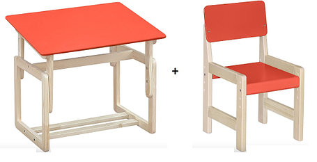 Комплект регулируемые детские стол и стул фабрика Элегия, фото 2