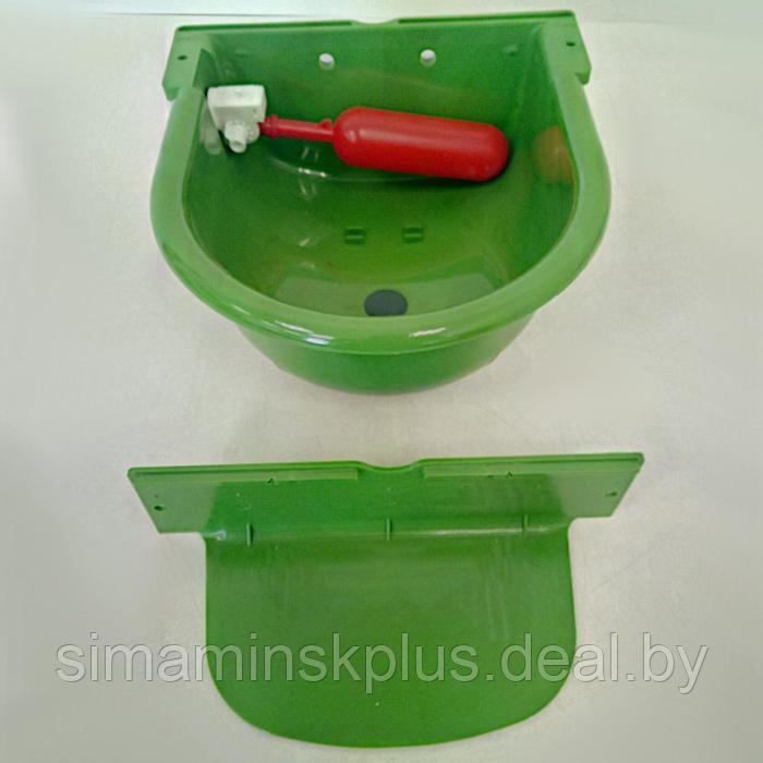 Поилка чашечная автоматическая 3 л пластик с боковым подводом 1/2 - фото 6 - id-p215137941
