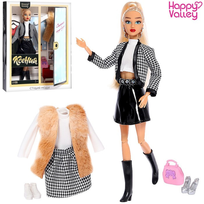Кукла-модель шарнирная «Ксения. Студия моды», с комплектом одежды - фото 1 - id-p215138021