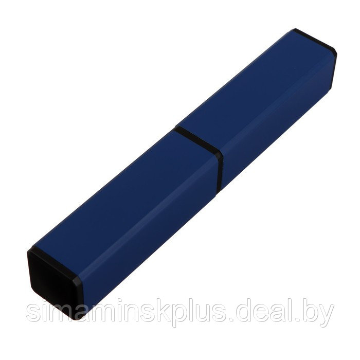 Ручка шариковая автоматическая San Remo 1.0 мм, металлический ярко-синий корпус, синий стержень, в тубусе - фото 5 - id-p215140654