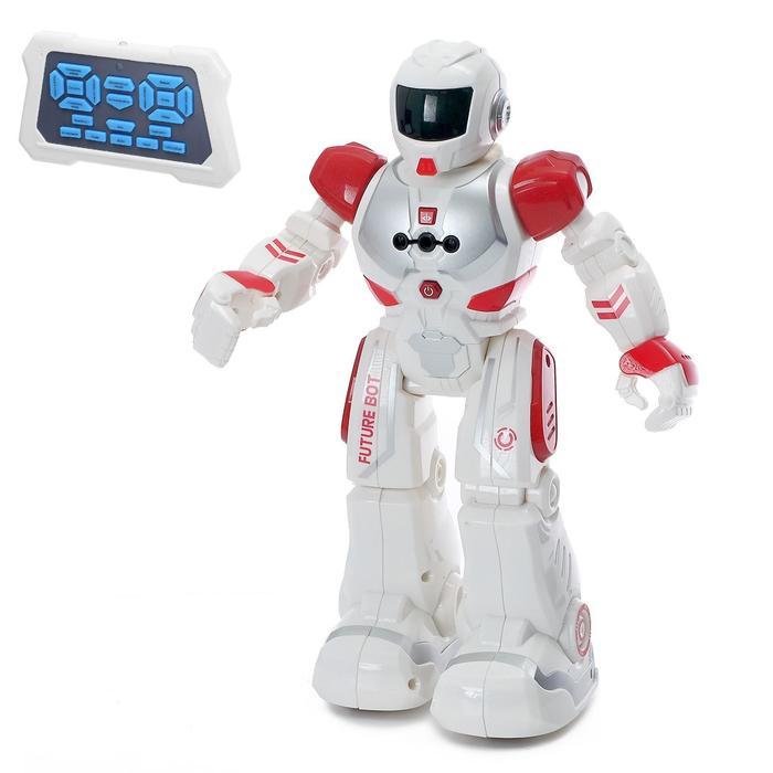 Робот радиоуправляемый «Смарт бот», ходит, свет и звук, русский чип, цвет красный - фото 1 - id-p215141012