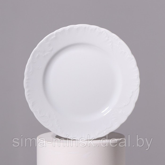 Набор десертных тарелок Rococo, d=19 см, 6 шт, фарфор - фото 2 - id-p215141552