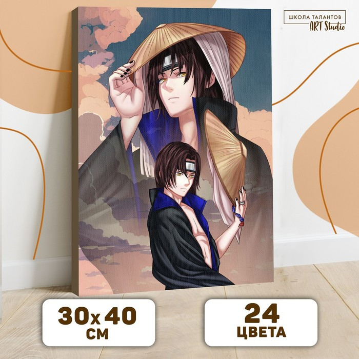 Картина по номерам на холсте с подрамником «Японский юноша», 30 х 40 см - фото 1 - id-p215141504