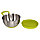 Миска для смешивания с крышкой Oursson, цвет зелёное яблоко, 2.8 л, фото 4
