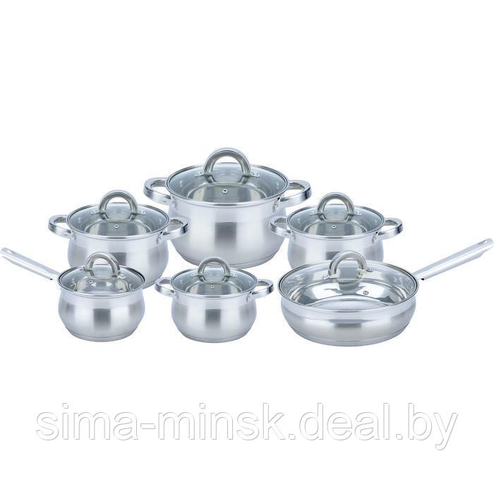 Набор посуды Bekker Premium Bella, 12 предметов - фото 1 - id-p215141623