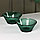 Набор стеклянной посуды «Верде», 5 предметов: 2 стакана 330 мл, 2 тарелки 280 мл, салатник 1,6 л, цвет зелёный, фото 6