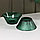Набор стеклянной посуды «Верде», 5 предметов: 2 стакана 330 мл, 2 тарелки 280 мл, салатник 1,6 л, цвет зелёный, фото 7