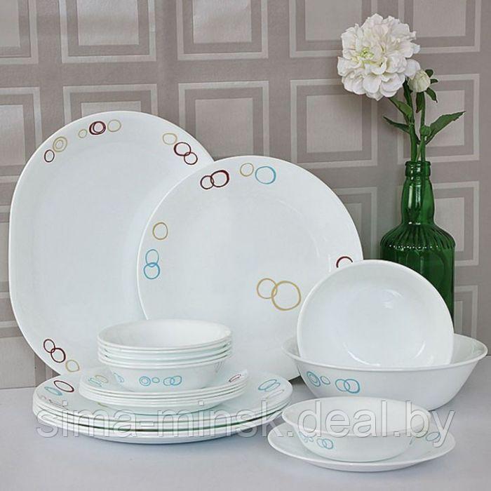 Набор посуды Circles, 12 предметов - фото 3 - id-p215141722