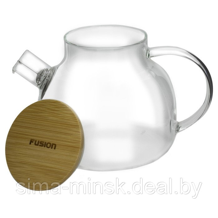 Заварочный чайник Fusion 02-090-01, 900 мл, фильтр-пружинка, термостойкое стекло - фото 3 - id-p215142023