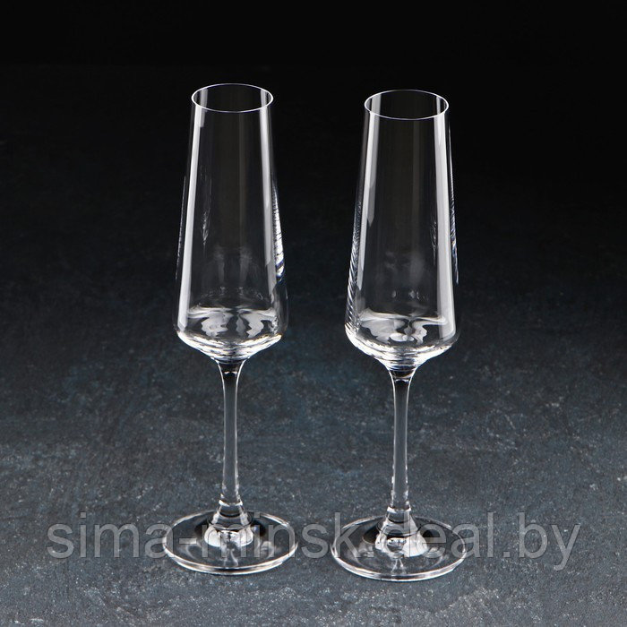 Набор бокалов для шампанского Corvus, 160 мл, 2 шт - фото 2 - id-p215141755