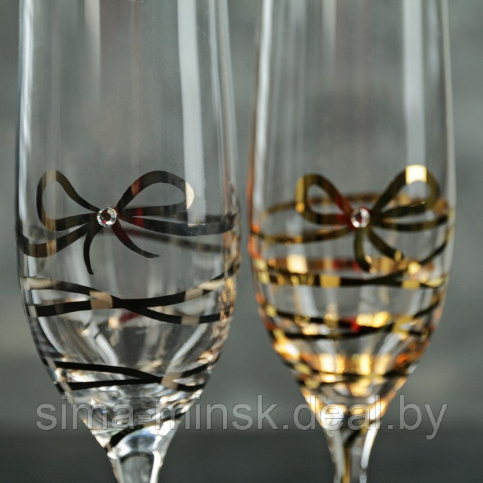 Набор бокалов для шампанского «Виола», 190 мл, 2 шт. - фото 2 - id-p215141777