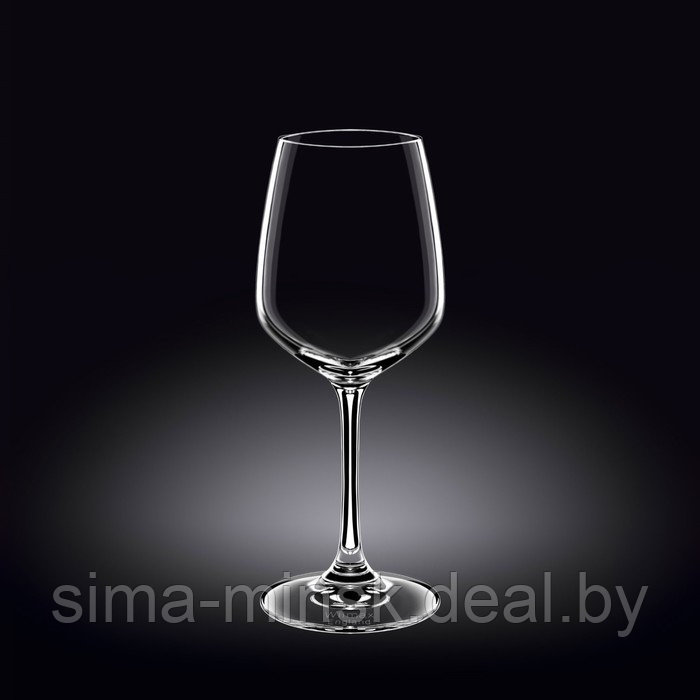 Набор бокалов для вина Wilmax, 380 мл, 6 шт - фото 1 - id-p215141849