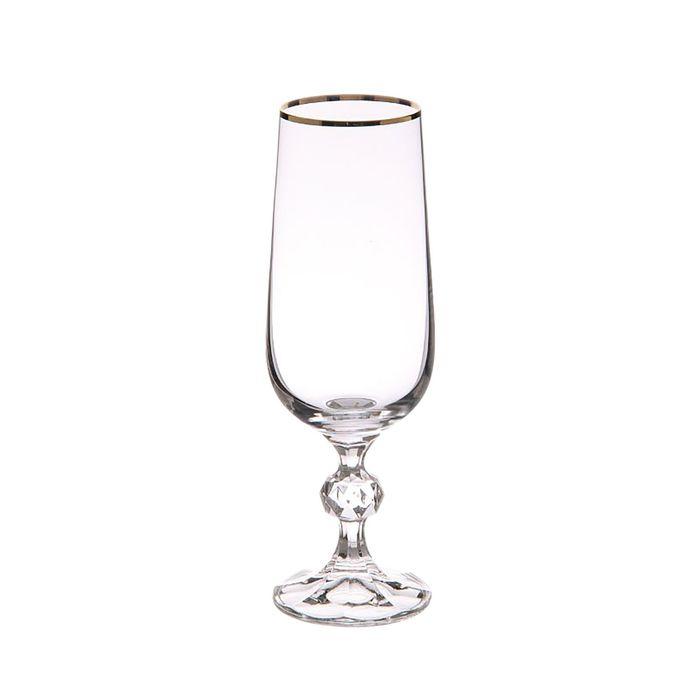 Набор бокалов для шампанского «Клаудия», 180 мл, 6 шт. - фото 2 - id-p215143191