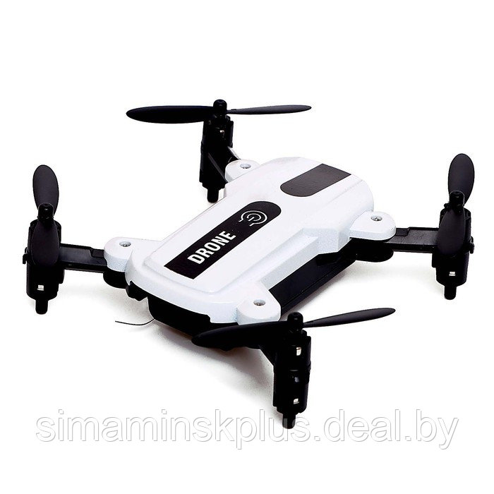 Квадрокоптер FLASH DRONE, камера 480P, Wi-Fi, с сумкой, цвет белый - фото 3 - id-p215143488