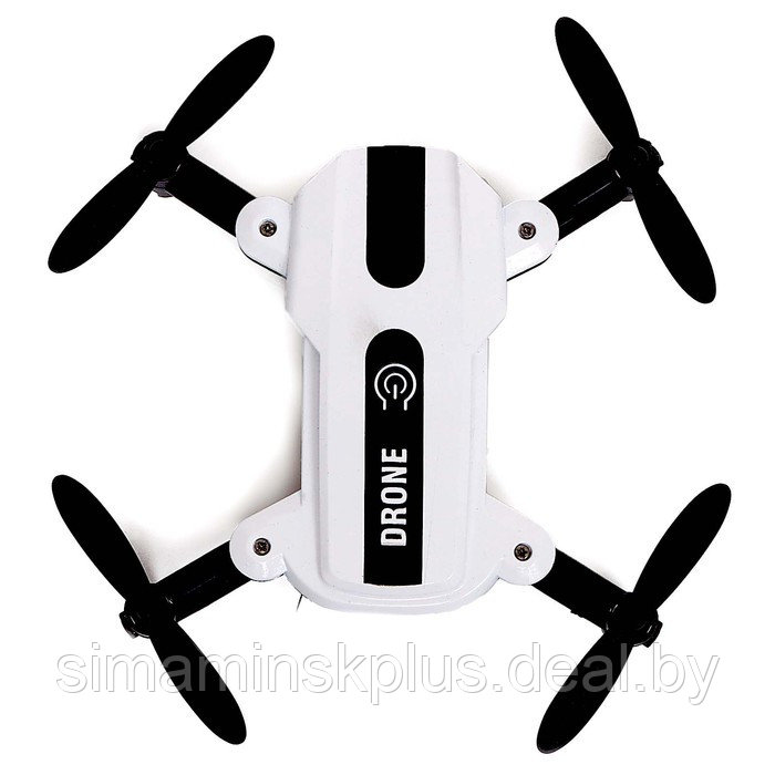 Квадрокоптер FLASH DRONE, камера 480P, Wi-Fi, с сумкой, цвет белый - фото 5 - id-p215143488