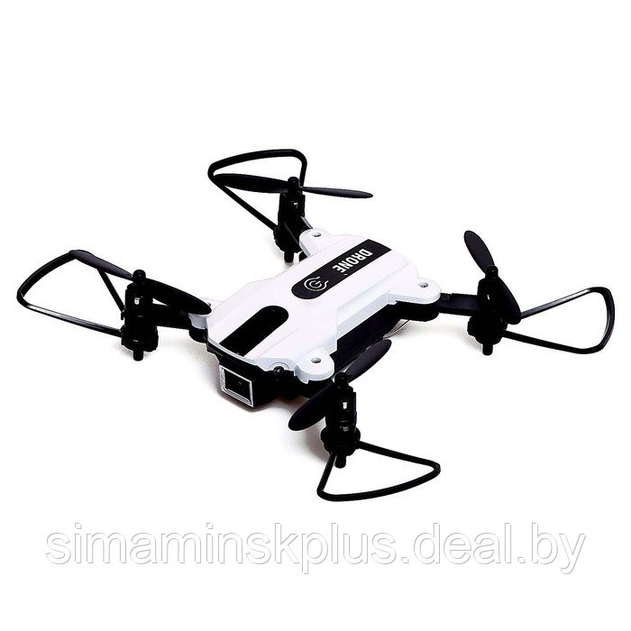 Квадрокоптер FLASH DRONE, камера 480P, Wi-Fi, с сумкой, цвет белый - фото 6 - id-p215143488