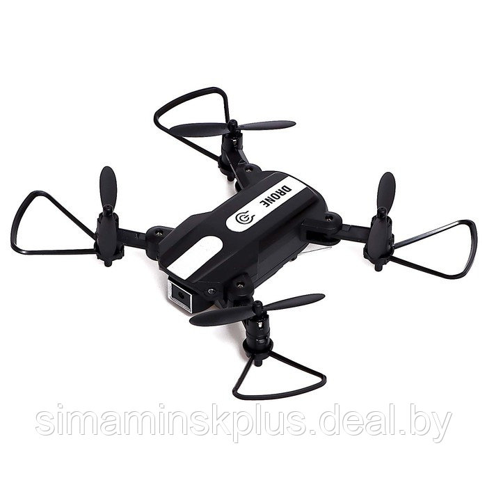 Квадрокоптер FLASH DRONE, камера 480P, Wi-Fi, с сумкой, цвет чёрный - фото 6 - id-p215143489