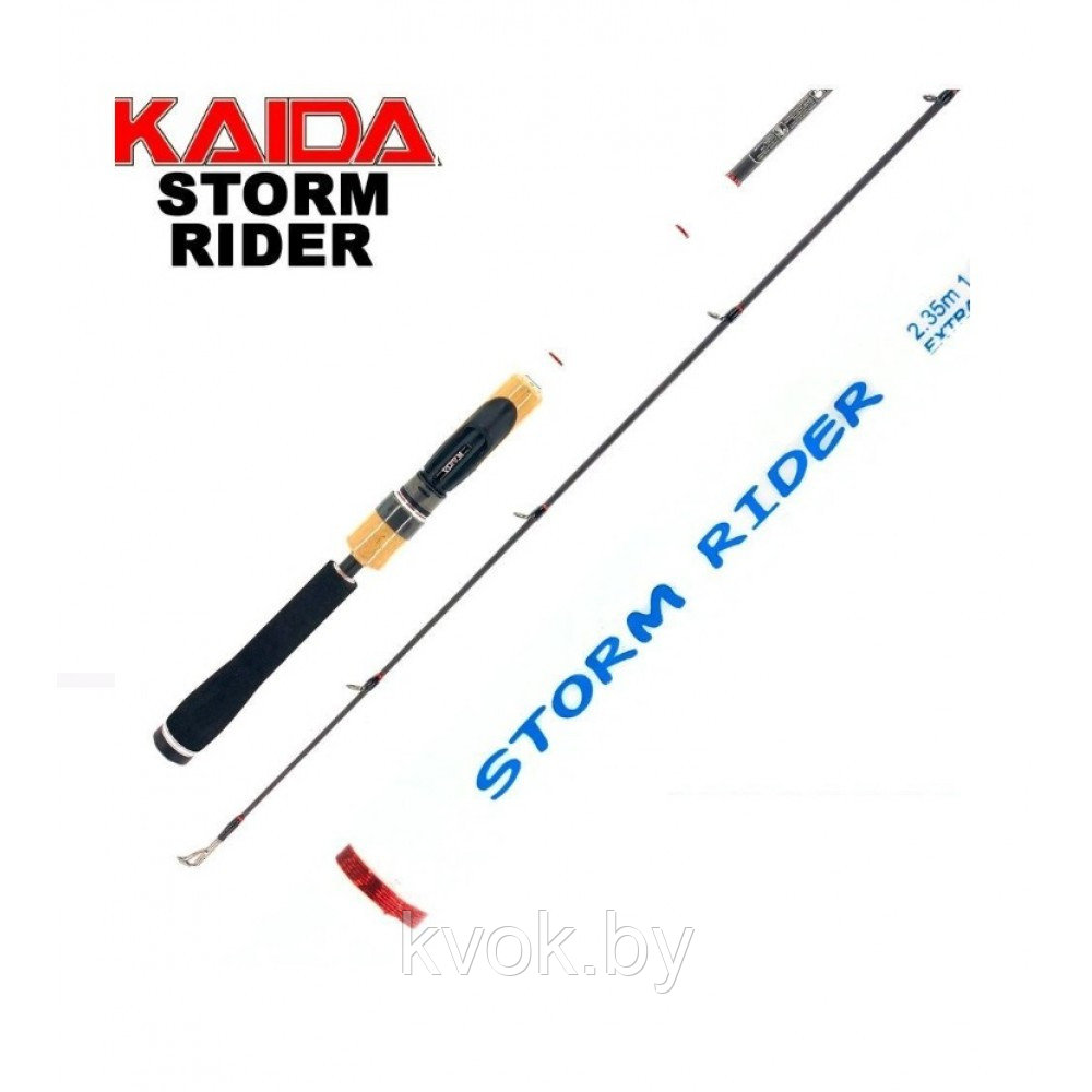 Спиннинг Kaida Storm Rider 2.35 м тест: 1-12 г 110 г - фото 4 - id-p215143685