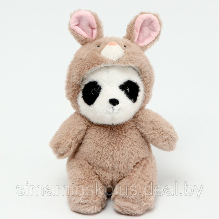 Мягкая игрушка «Панда» в костюме зайки, 25 см - фото 8 - id-p215143596