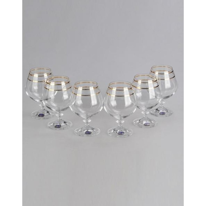 Набор бокалов для бренди «Анжела», 400 мл, 6 шт. - фото 2 - id-p215143321