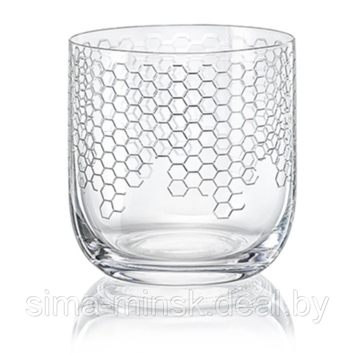 Набор стаканов для виски «Ума», декор соты, 330 мл, 6 шт - фото 1 - id-p215142293