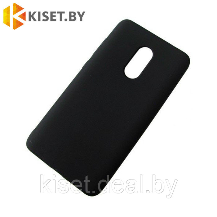 Силиконовый чехол KST MC для Xiaomi Redmi 5 Plus черный матовый - фото 1 - id-p215143719