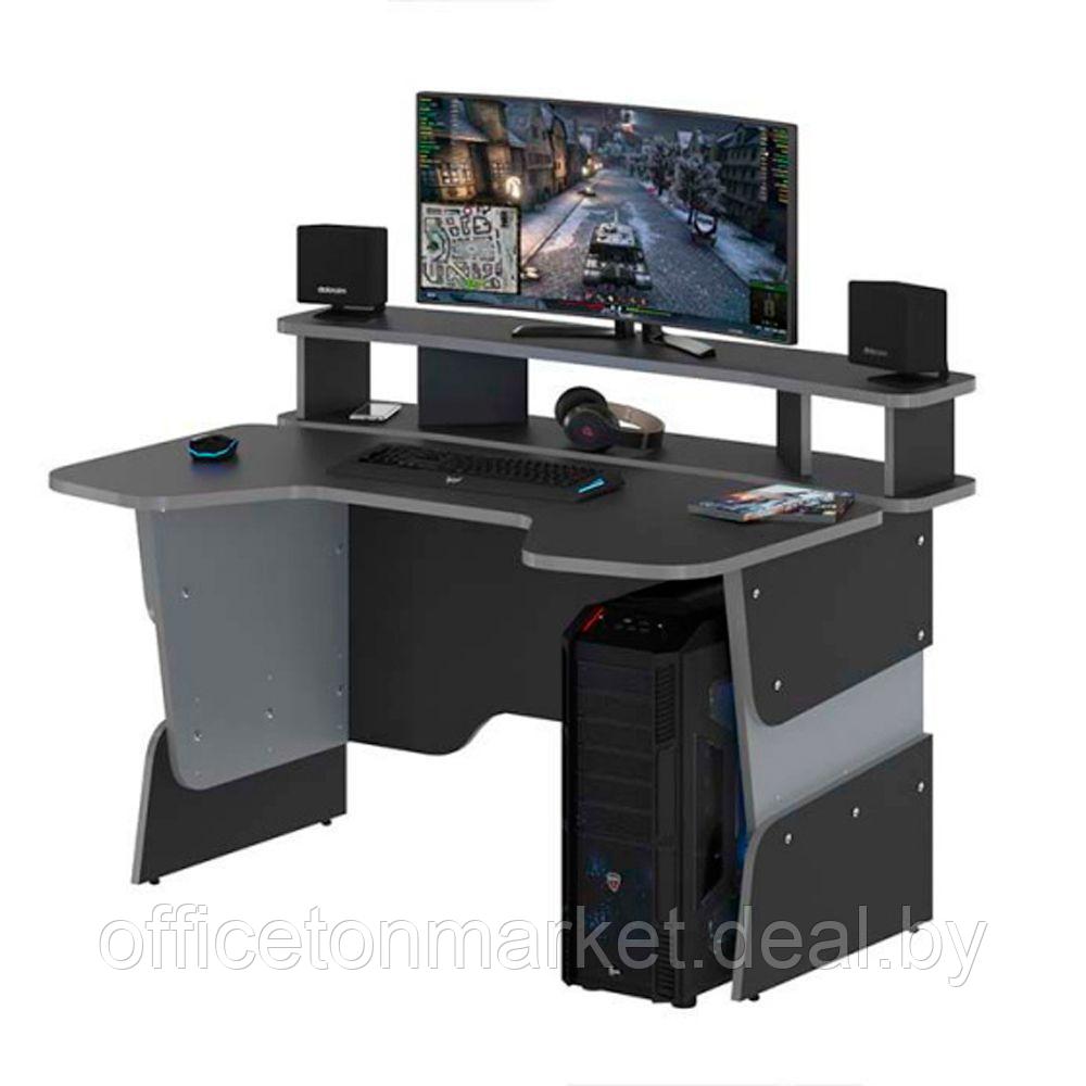 Стол компьютерный игровой "Skill STG 1390", антрацит, металлик - фото 2 - id-p185464313