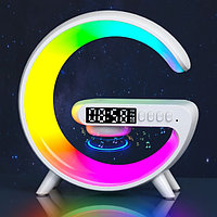 Умная лампа RGB Smart Light Sound Machine G63, беспроводная зарядка