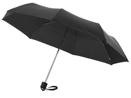 Зонт Ida трехсекционный 21,5, черный (Р), фото 2