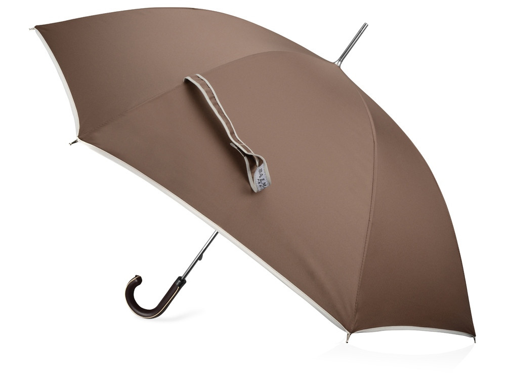 Зонт-трость Ривер, механический 23, коричневый (Р) - фото 2 - id-p215148454