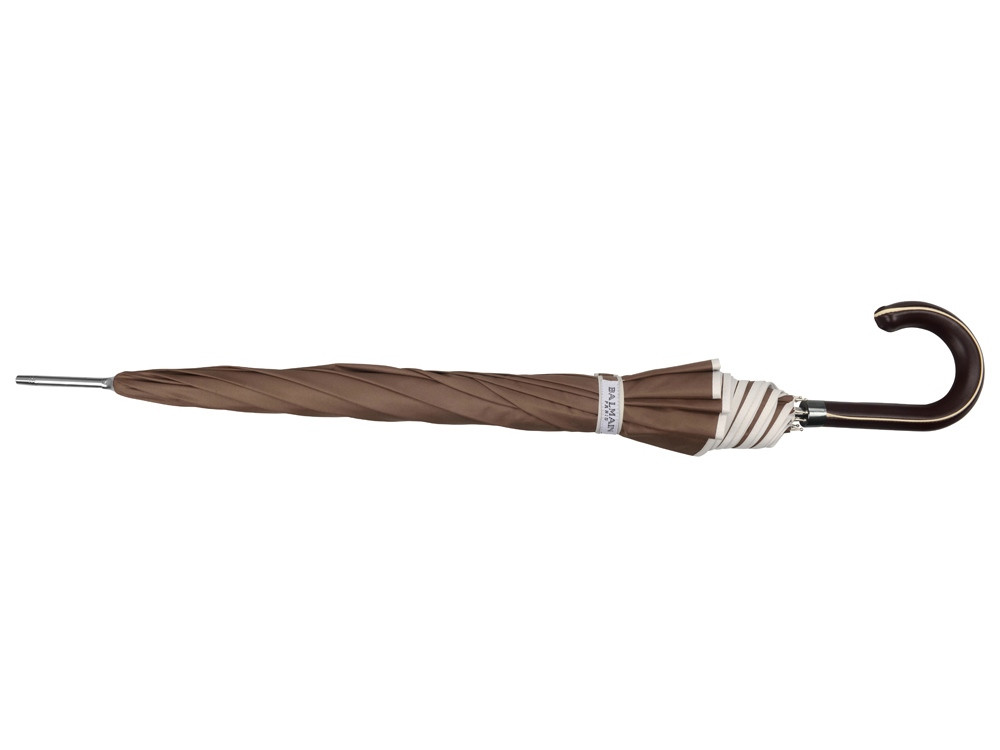 Зонт-трость Ривер, механический 23, коричневый (Р) - фото 5 - id-p215148454
